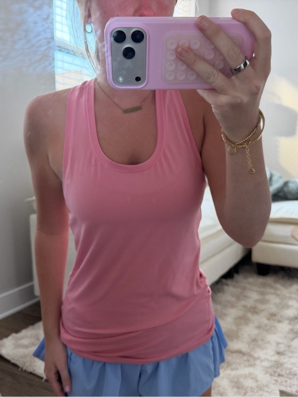 DSG Pink Racerback Tank Top